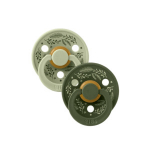 BIBS Retro Colour Looduslikust kaut&scaron;ukist lutt 6-18k 2tk