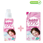 Lion Soflan Loputusvahend 650ml + t&auml;itepakend 500ml