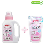 Pigeon Pure vedel lastepesu pesemisvahend 800ml + t&auml;itepakend 720ml