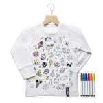 SELFIE Kawaii Cutie Pie v&auml;rvitav pika varrukaga t-s&auml;rk