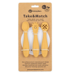 Petite&Mars Silikoonist lusikate komplekt 3tk