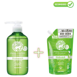 Saraya Happy Elephant Pesuvahend n&otilde;ude, k&ouml;&ouml;gi- ja puuviljade pesemiseks 300ml + t&auml;ide  500ml