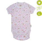 Bio Baby l&uuml;hikeste varrukatega beebibody orgaanilisest puuvillast