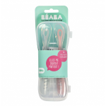 Beaba 913469 2 silikoonist lusikast koosnev komplekt, karbis.