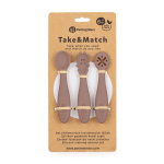 Petite&Mars Silikoonist lusikate komplekt 3tk