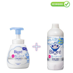 Biore U antibakteriaalse toimega ja kerge tsitruselise l&otilde;hnaga vedel k&auml;teseep-vaht 500ml + t&auml;itepakend 430ml