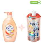 Biore U Intensiivselt niisutav vedel kehaseep &otilde;rna lille- ja puuviljal&otilde;hnaga 480ml + t&auml;ide 340ml