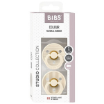 BIBS Studio Colour Looduslikust kaut&scaron;ukist lutt 0-6k 2tk