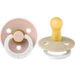 Bibs GLOW Naturaalsest kaut&scaron;ukist lutt 0-6 k 2tk