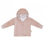 Bio Baby vel&uuml;&uuml;rist kapuutsiga kampsun orgaanilisest puuvillast