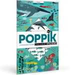 POPPIK Oceans mitmekordselt kasutatavate kleebistega plakat