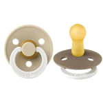 Bibs GLOW Naturaalsest kaut&scaron;ukist lutt 6-18 k 2tk