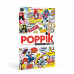 POPPIK Discovery English mitmekordselt kasutatavate kleebistega plakat