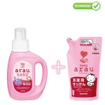 Arau Baby lasteriiete pesupesemisvedelik 800ml + t&auml;ide 720ml