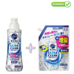 KAO CuCute N&otilde;udepesumasina geel 480ml + t&auml;itepakend 800g