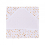 Bio Baby vel&uuml;&uuml;rist laste tekike kapuutsiga orgaanilisest puuvillast 80x80 cm