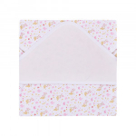 Bio Baby vel&uuml;&uuml;rist laste tekike kapuutsiga orgaanilisest puuvillast 80x80 cm