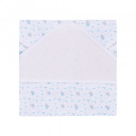 Bio Baby vel&uuml;&uuml;rist laste tekike kapuutsiga orgaanilisest puuvillast 80x80 cm