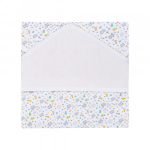 Bio Baby vel&uuml;&uuml;rist laste tekike kapuutsiga orgaanilisest puuvillast 80x80 cm