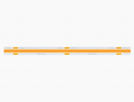 LED riba 24Vdc, 11W/m, COB 480LED/m, 1520lm, neutraalne valge 4000K, IP20, 180&deg;, LED LINE