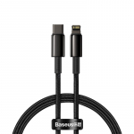 Cable USB C - iP Lightning 1m PD 20W Black