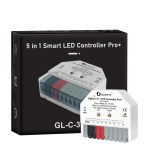 LED valdiklis ZigBee MINI PRO+ RF, 12-24Vdc, 6A/CH, 10A MAX, RGB, RGBW, RGB+CCT, CCT, DIM, PUSH-DIM