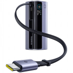 LiPo PowerBank 10000mAh 100W USB-A, USB-C sisset&otilde;mmatava USB-C kaabliga, EnerGeek GR11, hall BASEUS