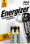 Leelispatarei LR03 (AAA, E92) 1,5V Alkaline Power Energizer 2tk blisteris