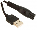 Laadimiskaabel Philips Oneblade, QP1324, QP1424, QP2724, QP2734, QP2824, QP2834 habemeajamisaparaadile USB-pistikuga, 1m