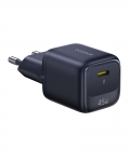 Seina kiirlaadija EnerFill FN22 45W USB-C QC PD, must