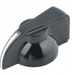 Potentsiomeetri k&auml;epide &Oslash;19x12.8mm, plastikust, must