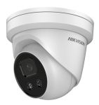 IP-kaamera DOME, AcuSense, 4MP, F2.8mm(103&deg;), PoE, IR kuni 30m, mikrofon, micro SD kuni 256GB, IP66, valge, Hikvision