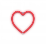 Neoon LED -lamp S&Uuml;DA, punane + USB FLNEO7 Forever Light