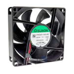 Ventilaator: DC; aksiaalne; 24VDC; 80x80x25mm; 69,63m3/h; 33dBA; slaider; 3200rpm, Sunon