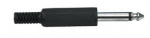 Pistik 6.3mm mono  plast