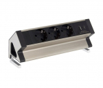 DESKBOX m&ouml;&ouml;bli pistikupesa, 4xDE, 1x USB, 1x USB-C 1,8m Design Light