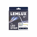 LED riba, 5m rulli, 24Vdc, 19W/m, COB 840LED/m, RGB +WW 3000K, IP20, 180&deg;.