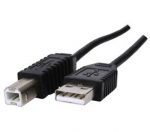 Juhe USB2.0 AM - USB BM pistik 5m must