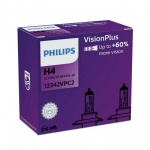 Autolamp H4 12V 55W VisionPlus +60% PHILIPS, 2tk