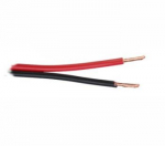 Kaabel  2x2.5mm&sup2; must/punane (vask)