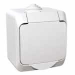 Pistikupesa, valge,  IP44, Schneider Electric Cedar