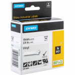 Etiketilint Dymo Rhino 19mm x 5,5m (mustvalge)