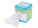 LED lamp GU10, 230Vac, 3W, neutraalne valge, 240lm, LEDOM