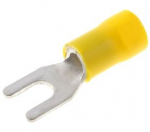 Kahvli klemm 4,3 mm kollane 4,0&ndash;6,0 mm&sup2; (ST-212) RoHS