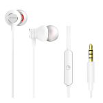 Sisseehitatud mikrofoni ja juhtmesisese kaugjuhtimispuldiga k&otilde;rvaklapid, valged