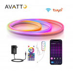 LED ribad NEON FLEX komplekt, RGB digitaalne SPI, 3 meetrit, koos Wi-Fi TUYA kontrolleriga