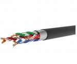 V&auml;litingimustes kasutatav F/UTP CAT5E kaabel 24AWG, must, Eca