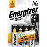 Leelispatarei LR6 (AA) 1.5V 2900mAh Alkaline Power Energizer 4tk blisteris