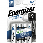 Lithium Battery FR6 (AA) 1.5V ENERGIZER 4pcs blister