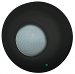 Liikumisandur, PIR 230 Vac, 360&deg;, 6m, 1200W, pind, must, THORGEON